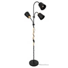 Lampa Podłogowa stojąca 3xE27 nowoczesna Czarna Regulowana do salonu Loft LPD-006 BLACK E27 LEDLUX