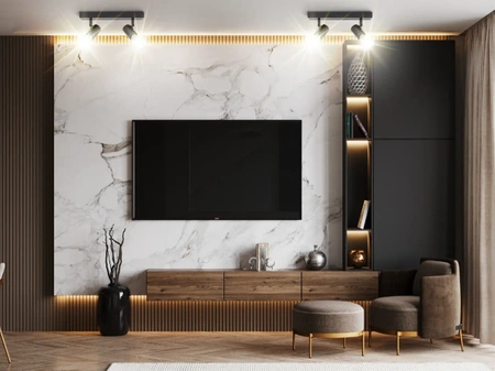 Oprawa Sufitowa Natynkowa Reflektor Listwa LX1065 BLACK 2x E27 LEDLUX