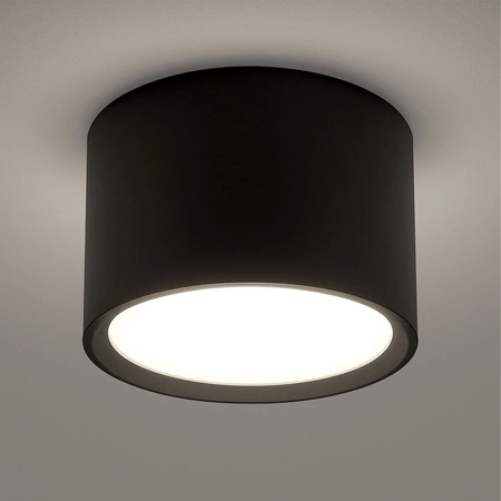 OPRAWA NATYNKOWA Sufitowa HALOGENOWA TUBA LED GX53 Walec SPOT Nowoczesna OPN-014 Czarna