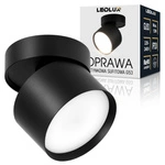 Oprawa Sufitowa Halogenowa Lampa LED GX53 Spot Ruchoma Kinkiet Reflektor  OPN-016  BLACK