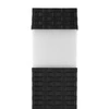 Lampa Solarna LED Wbijana Ogrodowa Słupek Czujnik Zmierzchu Czarna Rattan LSOL-030 LEDLUX