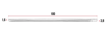 Szyna Oświetleniowa Listwa Szynoprzewód 1m Czarna LEDLUX