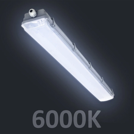 Oprawa hermetyczna lampa LED + 2x świetlówka 18W biała zimna 2520lm LEDLUX