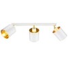 Lampa Sufitowa LX- 1384 Biała + Złoto 3x E27 LEDLUX