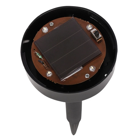 Zestaw LAMPA SOLARNA OGRODOWA BIAŁA KULA LED WBIJANA 10/15/20 LEDLUX