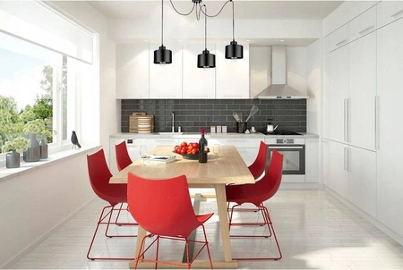 Lampa Wisząca LX- 1129 Czarna 3x E27 LEDLUX