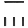 Lampa Sufitowa wisząca LED Tuba Czarna LEDLUX nowoczesna Gu10 MODERN LX-1356 Czarna 3x GU10 LEDLUX
