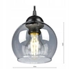Lampa Wisząca LX- 1199 Czarna 5x E27 LEDLUX