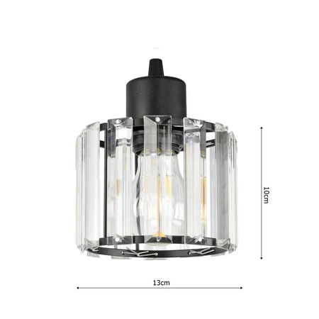 Lampa Wiszaca LX- 1339 Czarna 3x E27 LEDLUX