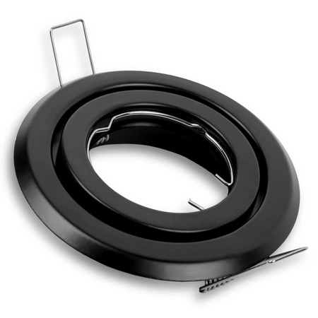 Oprawa Halogenowa Sufitowa CT- 015 Czarna MR16 GU10 Okrągła LEDLUX