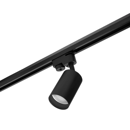 Zestaw Szyna Oświetleniowa Listwa 2m Czarna + 3x Reflektor Szynowy Spot Czarny LEDLUX
