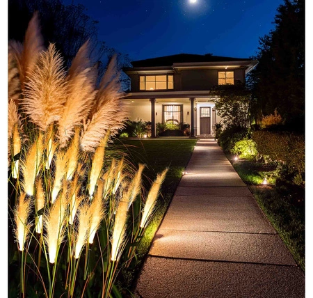 2x LAMPA SOLARNA OGRODOWA LED TRAWA PAMPASOWA Sztuczne Kwiaty Lampki LSOL-052 LEDLUX