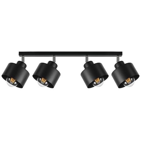 Lampa Sufitowa LX- 1195 Czarna 4x E27 LEDLUX