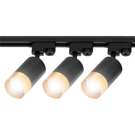 Szynoprzewód Zestaw Szyna 2m + 3x Lampa GU10 Złota Miedziana LEDLUX