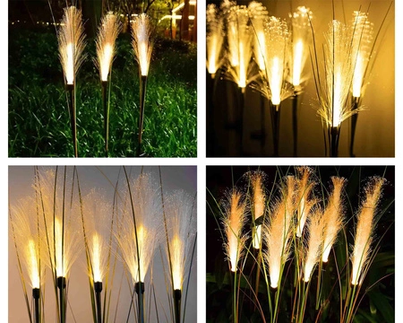 LAMPA SOLARNA OGRODOWA LED TRAWA PAMPASOWA Sztuczne Kwiaty Lampki LSOL-052 LEDLUX