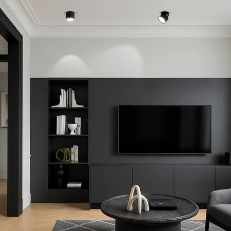 Oprawa Sufitowa Halogenowa Lampa LED GX53 Spot Ruchoma Kinkiet Reflektor OPN-016 BLACK