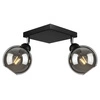 Lampa Sufitowa LX- 1197 Czarna 2x E27 LEDLUX