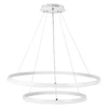 Lampa Sufitowa Wisząca LED Dwa Okręgi LX- 1104 49W Biała 3000k- 6000k LEDLUX