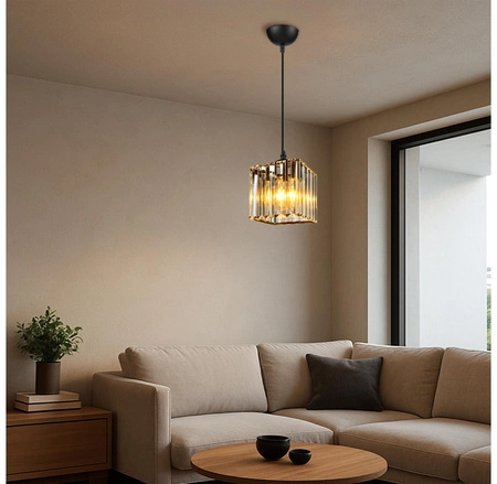 Lampa Wisząca LX- 1190 Czarna 1x E27 LEDLUX