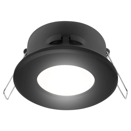 Oprawa Halogenowa Hermetyczna D-06 Czarna Okrągła LEDLUX