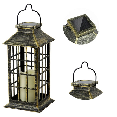 2x Latarenka ogrodowa LED SOLARNA Lampion Latarnia Znicz LSOL-006 LEDLUX