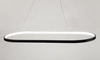 Lampa Sufitowa Wisząca LED Owalna LX- 928 39W Czarna biała neutralna LEDLUX