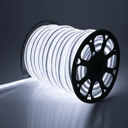 Taśma LED NEON 8W/m Biała Zimna 1m LEDLUX