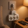 Przedłużacz Listwa Zasilająca Rozdzielacz Rozgałęźnik 3 Gniazda 230V 4x USB