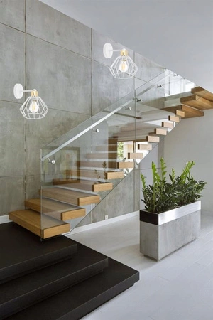 Kinkiet Lampa Ścienna LX- 1343 Biały+ Złoty 1x E27 LEDLUX