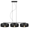 Lampa Wisząca LX- 1091 Czarna 3x E27 LEDLUX