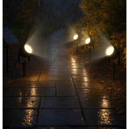 2x Reflektor Ogrodowy LED Wbijany SOLARNY Szpikulec Lampa Solarna IP44 LSOL-045