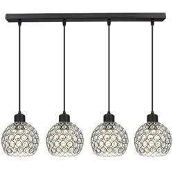 Lampa Wiszaca LX- 1177 Czarna 4x E27 LEDLUX