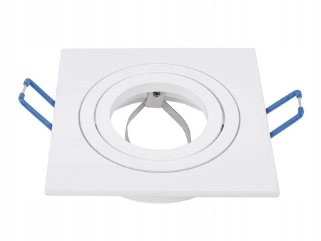 Zestaw Oprawa Halogenowa Ruchoma Okrągła LX- 8361 Biała + Żarówka LED GU10 10W biała ciepła LEDLUX