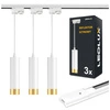 1x Szyna BLACK 1m + 3x LX-8471 WHITE+GOLD