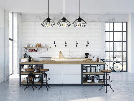 Lampa Wisząca LX- 1048 Czarna 3x E27 LEDLUX