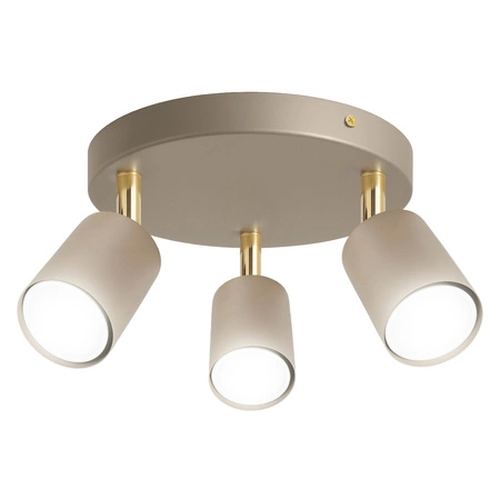 Lampa sufitowa KINKIET LED 3xGU10 beżowa Spot Kaszmir Premium LX1340