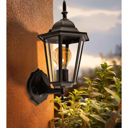 Lampa elewacyjna LED zewnętrzna kinkiet ogrodowy LATARNIA Nowoczesna E27 LEL-0005 LEDLUX