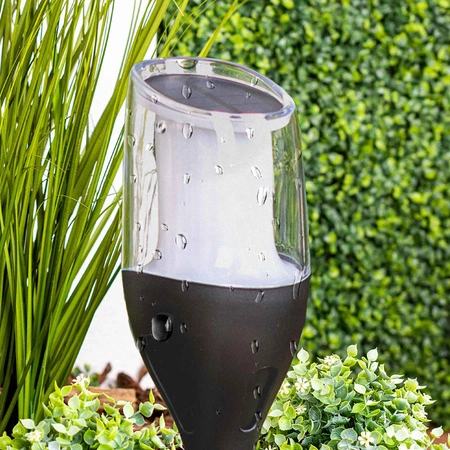 4x Lampa solarna LED LATARNIA POCHODNIA WBIJANA płomień Słupek PremiumL SOL-026 LEDLUX