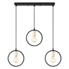 Lampa Wisząca LX-1362 Czarna+ Złoto 3x E27 LEDLUX