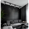 Zestaw Szyna Oświetleniowa Listwa 2m Czarna + 3x Reflektor Szynowy Spot Czarny+ Pasek LEDLUX