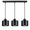 Lampa Wisząca LX- 1035 Czarna 3x E27 LEDLUX