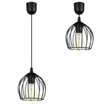 Lampa Wisząca LX- 1047 Czarna 1x E27 LEDLUX