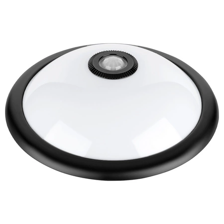 Plafon Lampa Sufitowa LP-001 PIR Czarny 2x E27 LEDLUX