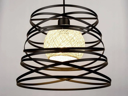 Lampa Wisząca LX- 1072 Czarna 1x E27 LEDLUX