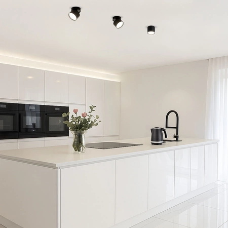 Oprawa Sufitowa Halogenowa Lampa LED GX53 Spot Ruchoma Kinkiet Reflektor OPN-016 BLACK