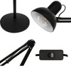 Lampa stojąca Podłogowa Czarna LPD-001 E27 Kreślarska Stabilna Regulowana LEDLUX