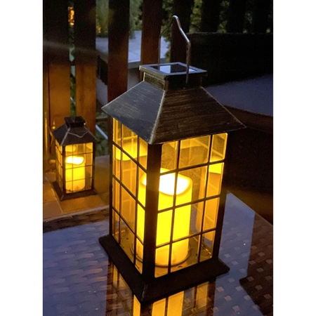 2x Latarenka ogrodowa LED SOLARNA Lampion Latarnia Znicz LSOL-006 LEDLUX