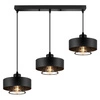 Lampa Wisząca LX- 1186 Czarna 3x E27 LEDLUX