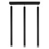 Lampa Sufitowa Wisząca Plafon Żyrandol Tuba Sopel Czarna 3x G9 Modern LX-1166 LEDLUX
