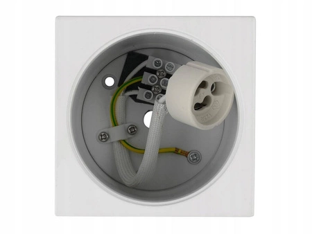 Oprawa Sufitowa Natynkowa SPOT Kwadrat LX- 17 Biała GU10 LEDLUX